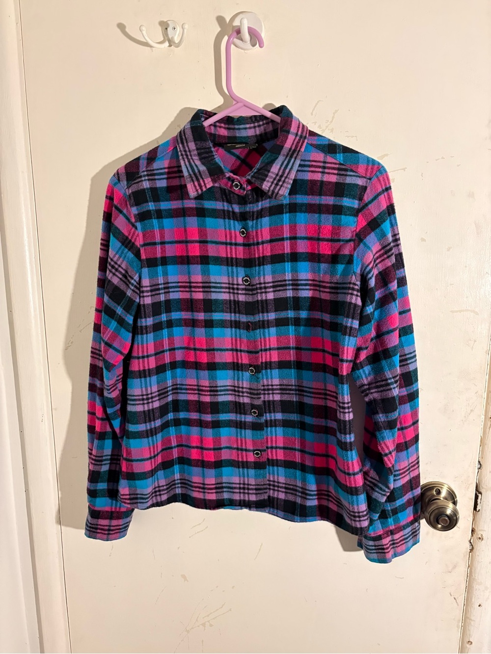 Vermont Flannel Company Plaid Button-Down Cotton Flannel Shirt